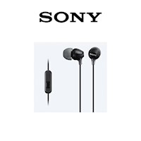 Audífonos Sony EX15AP Con Micrófono Negro